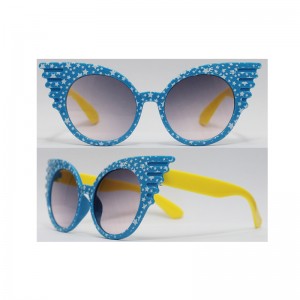 Cadre en plastique souple personnalisé haut de gamme approvisionné en lunettes de soleil pliables pour enfants grossiste