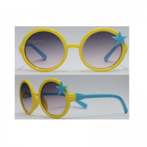 Les nouvelles lunettes de soleil en plastique à la mode d'enfants, costume pour des filles, diverses couleurs sont disponibles